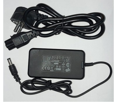 Блок питания (корпус пластик)  Input: AC 100-240V, Output: DC 12V 2A Cable 1м и 0,95м Orig.HDW-34727