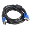 Кабель VGA Cable 15m/15m (папа-папа) экранированный  3m High Quality черный (1фер. кольцо) a;5