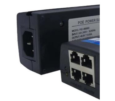 PoE Адаптер Injector (инжектор) 10/100/1000Mbps 2port LAN IN to 2port PoE OUT PSE-540065G-2P