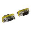 Разъём-переходник VGA-F (мама) на VGA-M (папа) 15pin, 15F/15M